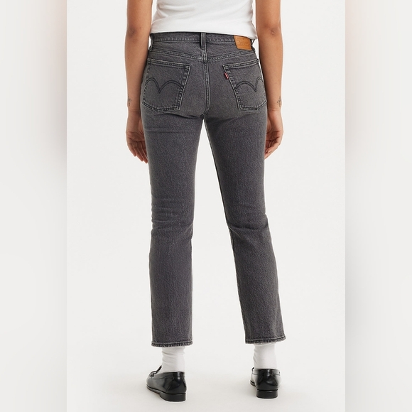 LEVI'S Women Wedgie Straight Size 26x28 Washed Black Color 99% Cotton Prenium - Picture 16 of 16